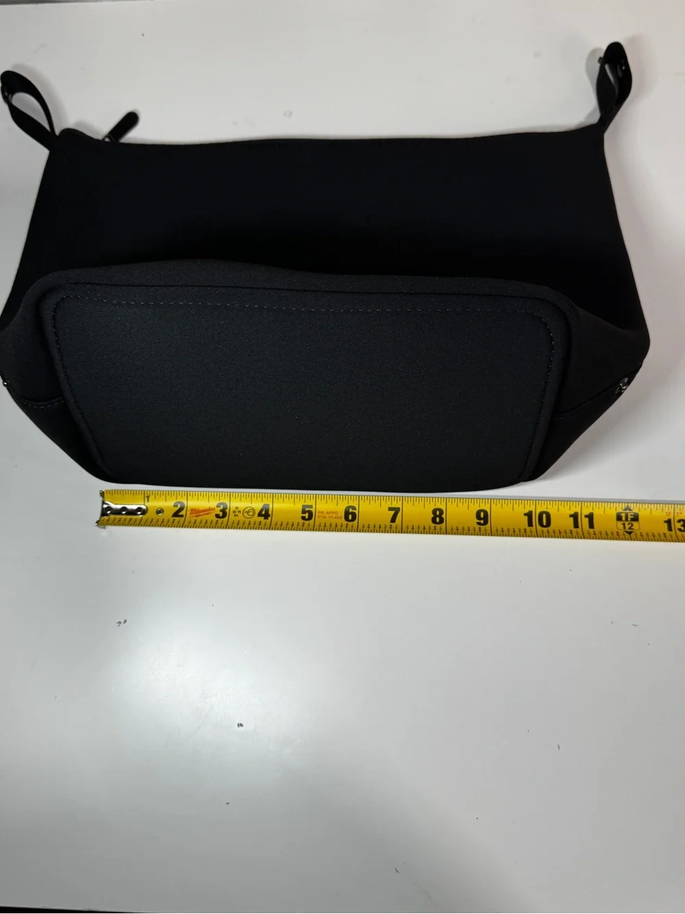 Shark Black Neoprene Zippered Case w/ Accessory Compartments 12x7.5x4.5